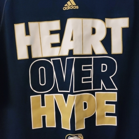 Adidas University of California Davis "Heart Over Hype" mascot Gunrock Sz S - Picture 3 of 6